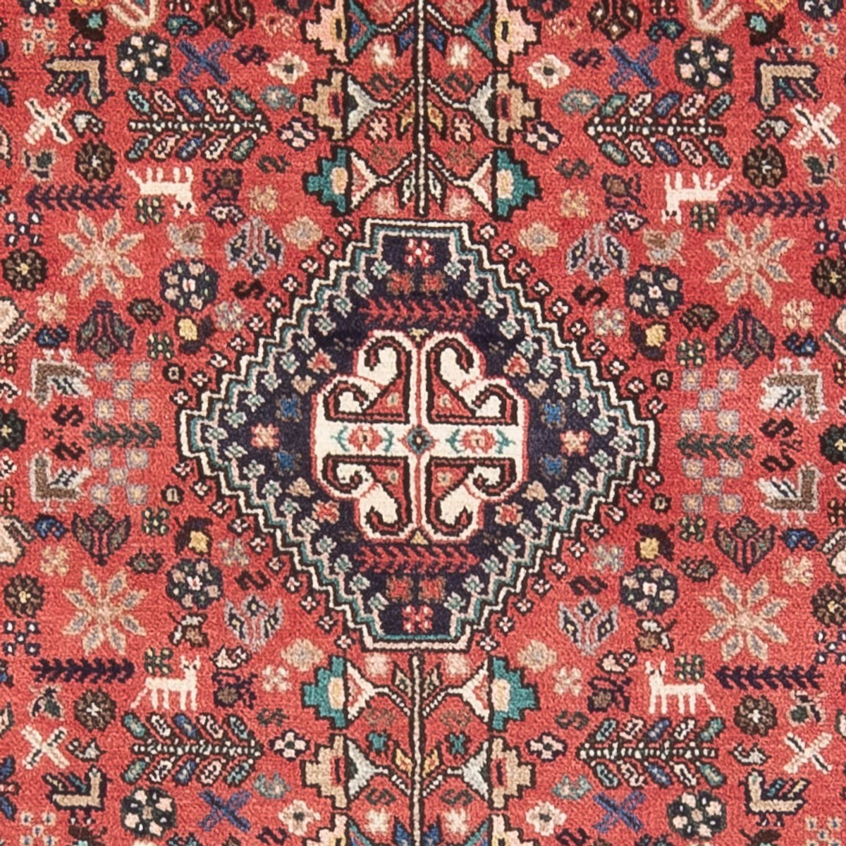 Alfombra persa - Nómada - 148 x 104 cm - rojo