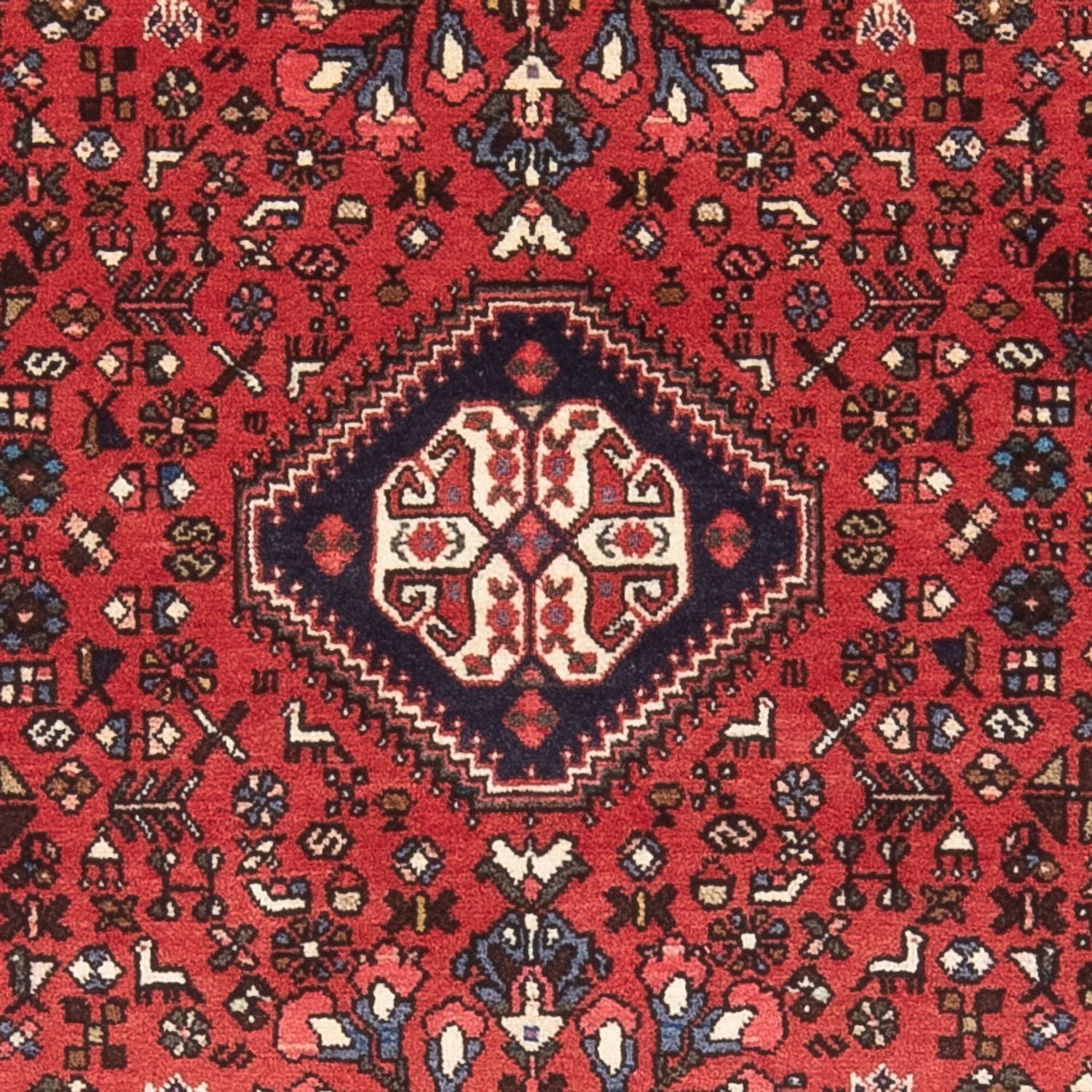 Alfombra persa - Nómada - 155 x 105 cm - rojo