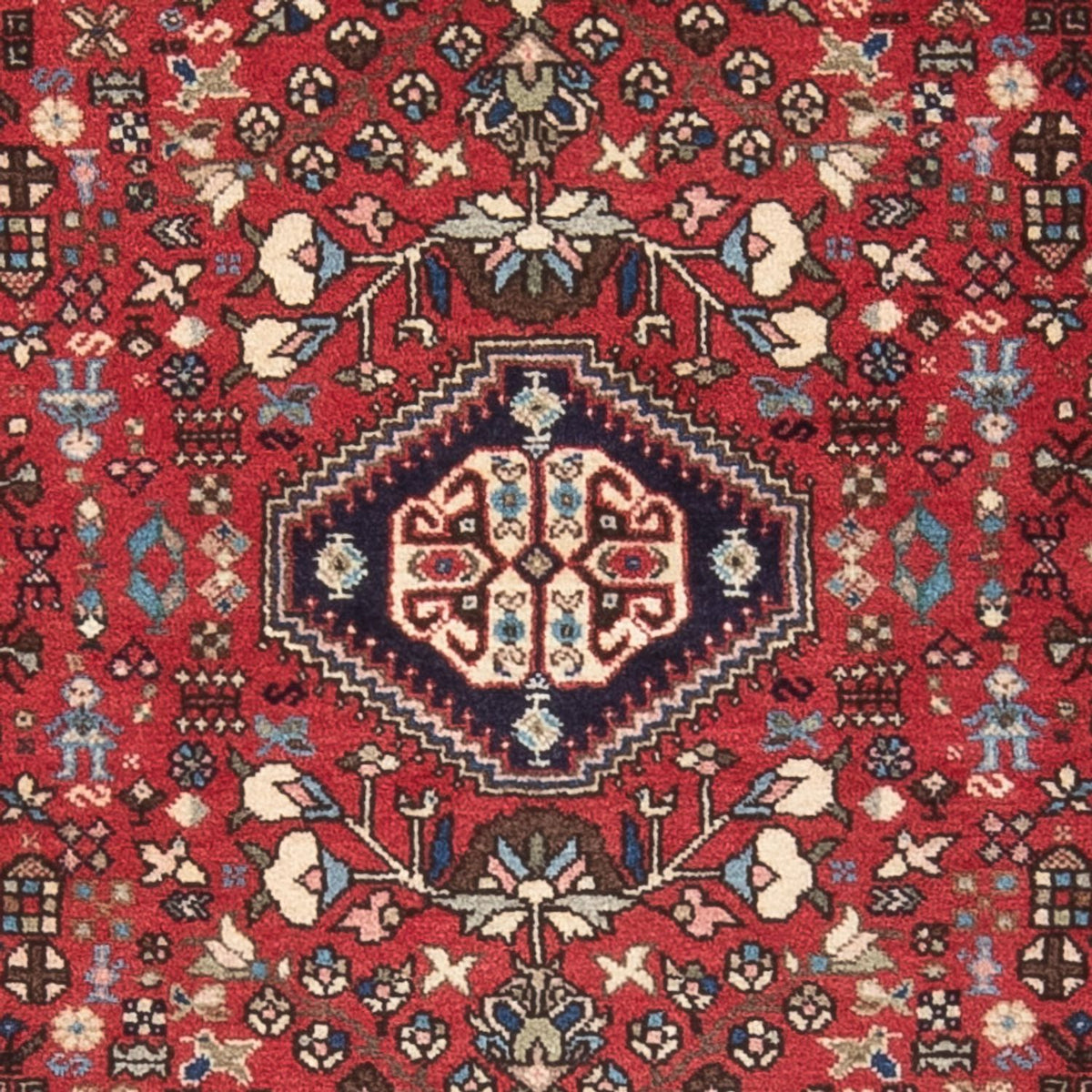 Alfombra persa - Nómada - 147 x 100 cm - rojo