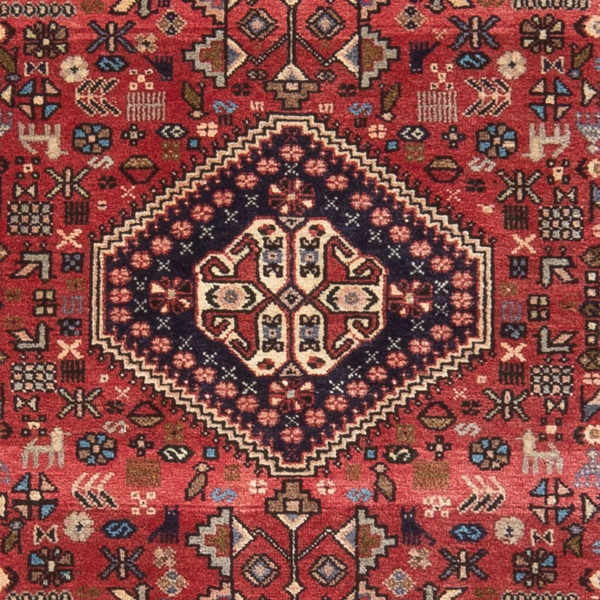 Alfombra persa - Nómada - 160 x 105 cm - rojo