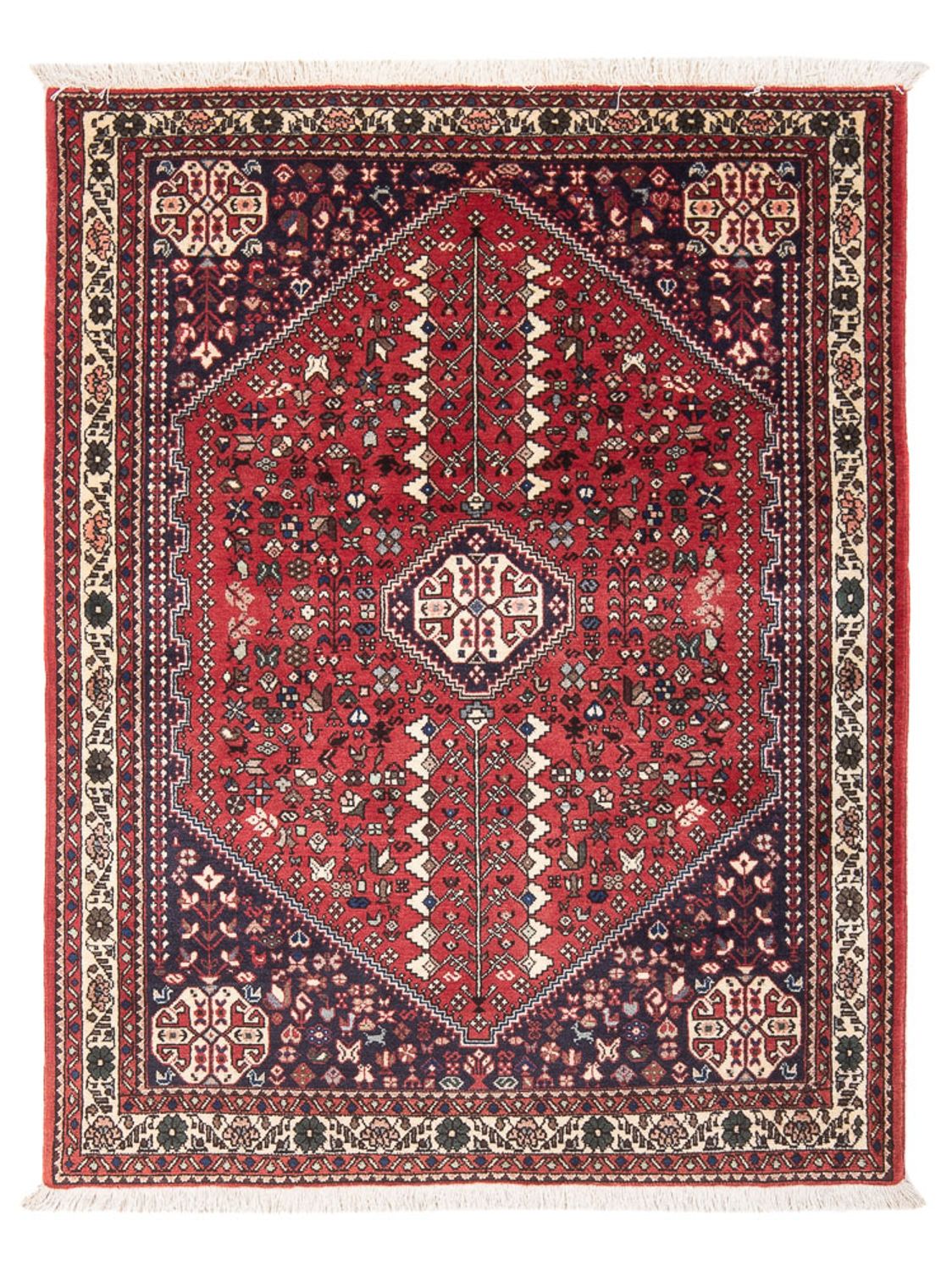 Alfombra persa - Nómada - 145 x 103 cm - rojo