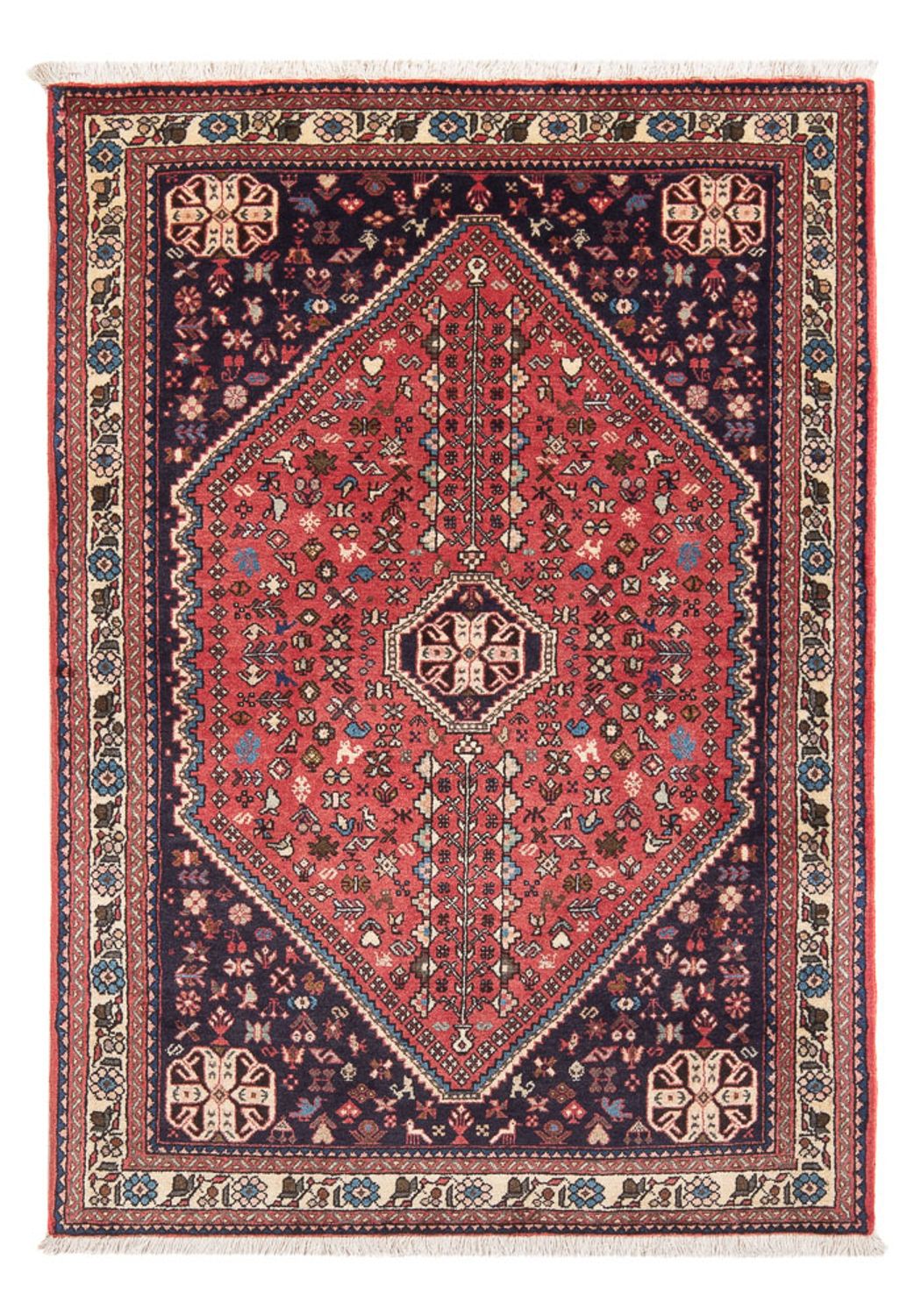 Alfombra persa - Nómada - 149 x 100 cm - rojo