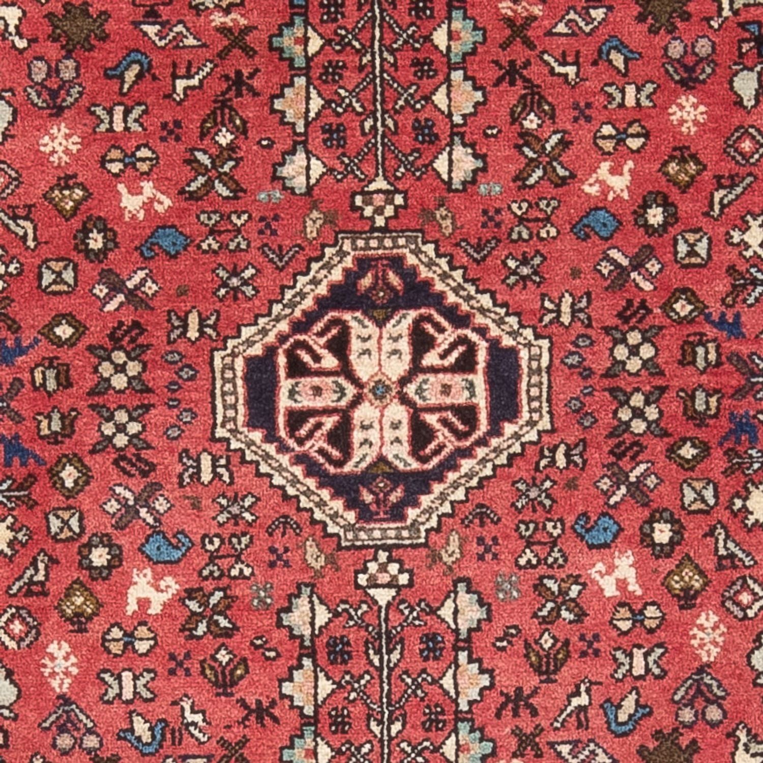 Alfombra persa - Nómada - 149 x 100 cm - rojo