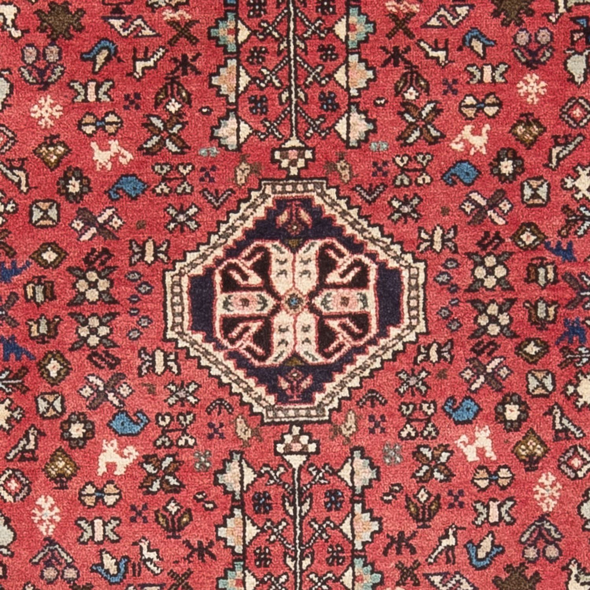 Alfombra persa - Nómada - 149 x 100 cm - rojo