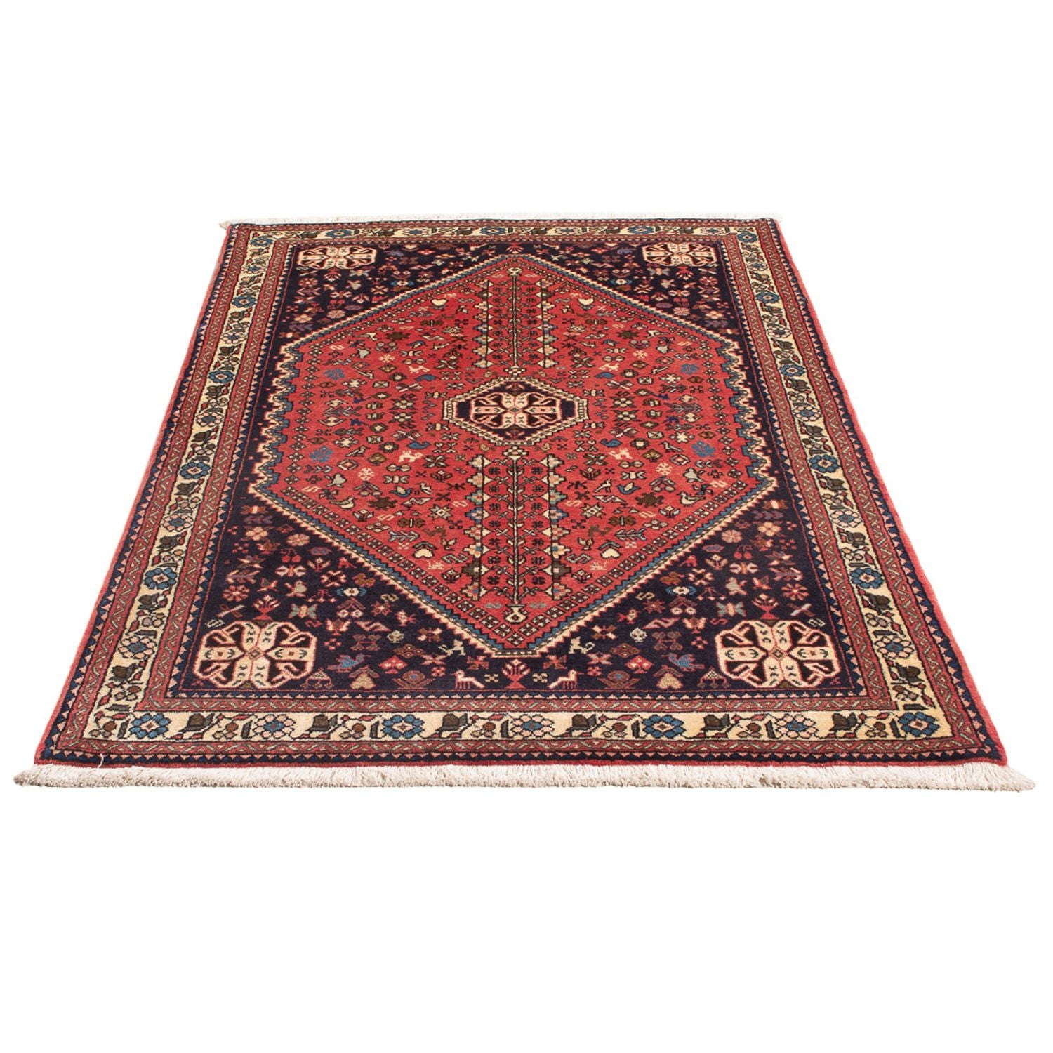 Alfombra persa - Nómada - 149 x 100 cm - rojo