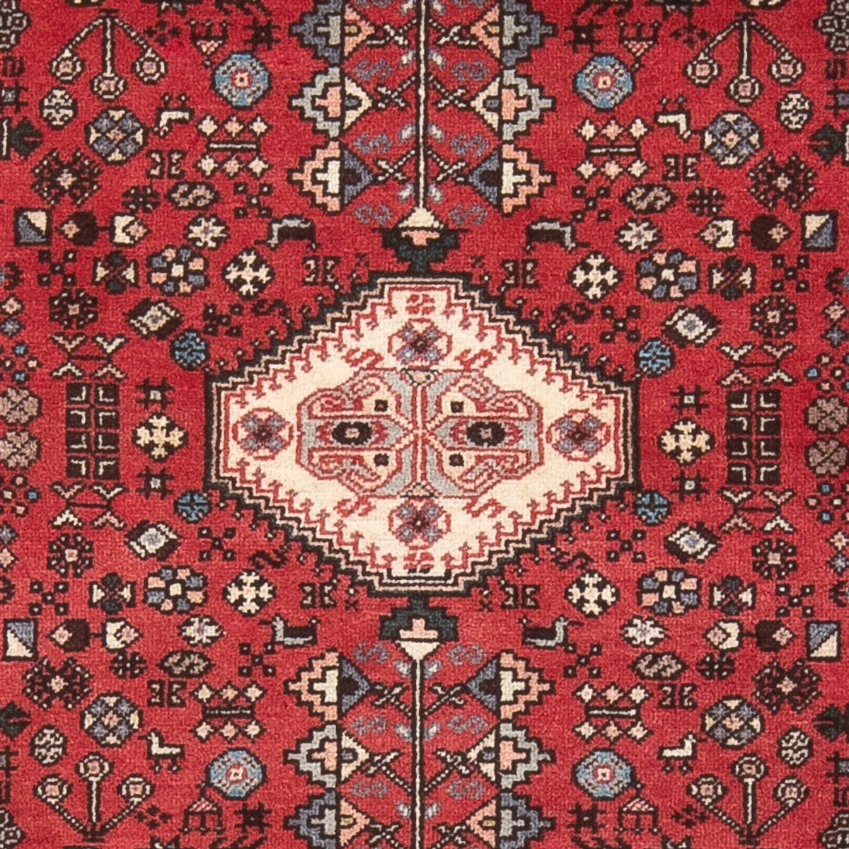 Alfombra persa - Nómada - 155 x 105 cm - rojo