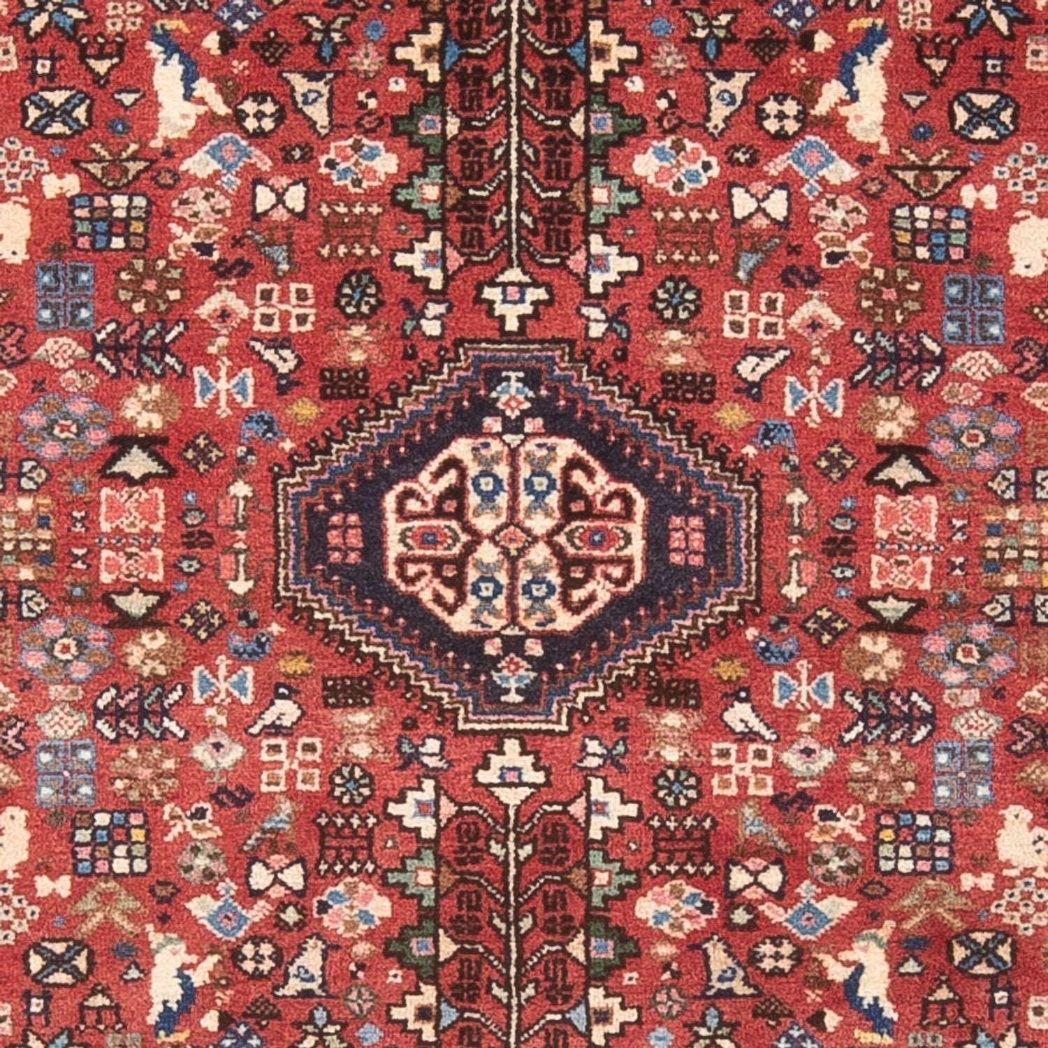 Alfombra persa - Nómada - 156 x 106 cm - rojo