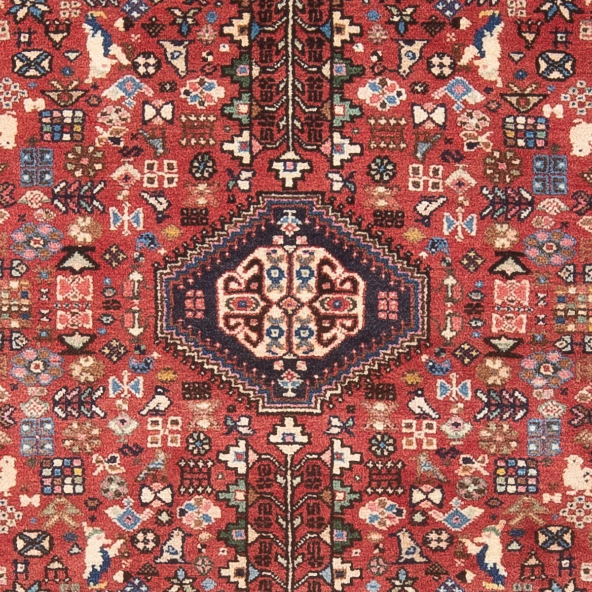 Alfombra persa - Nómada - 156 x 106 cm - rojo