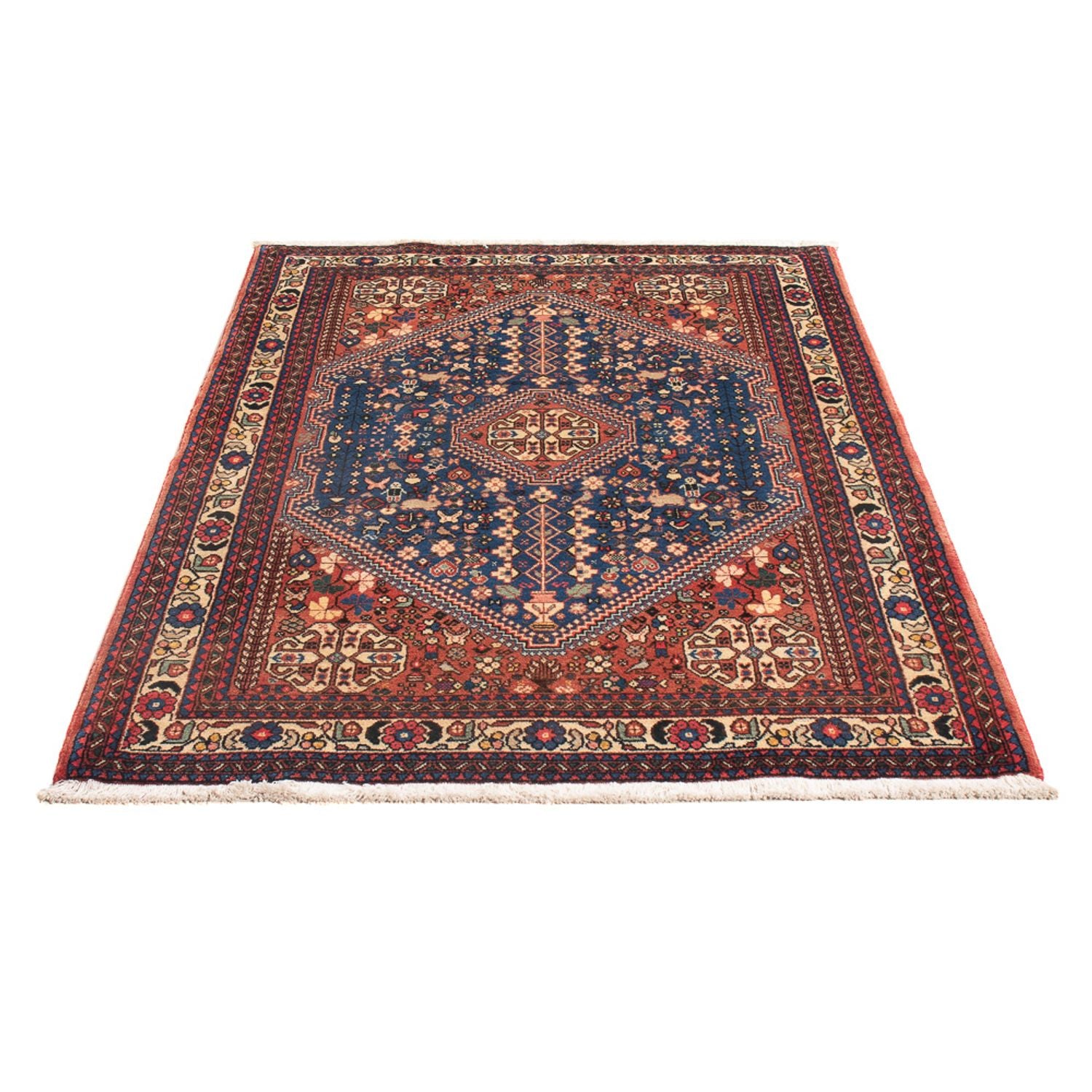 Alfombra persa - Nómada - 147 x 103 cm - azul