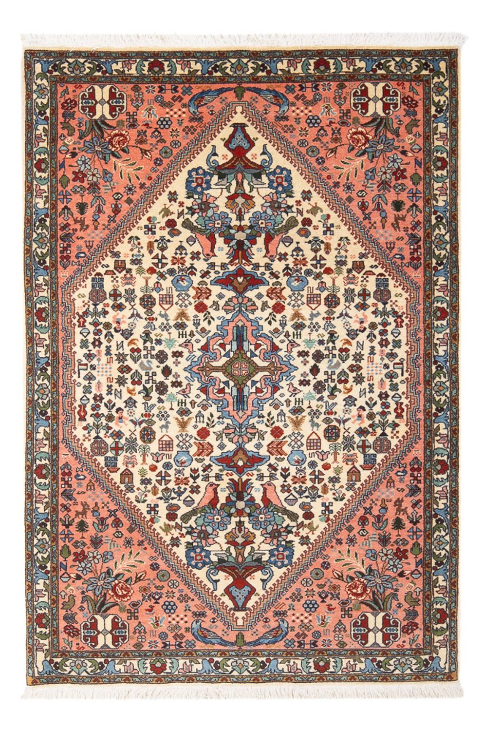Alfombra persa - Nómada - 156 x 97 cm - crema