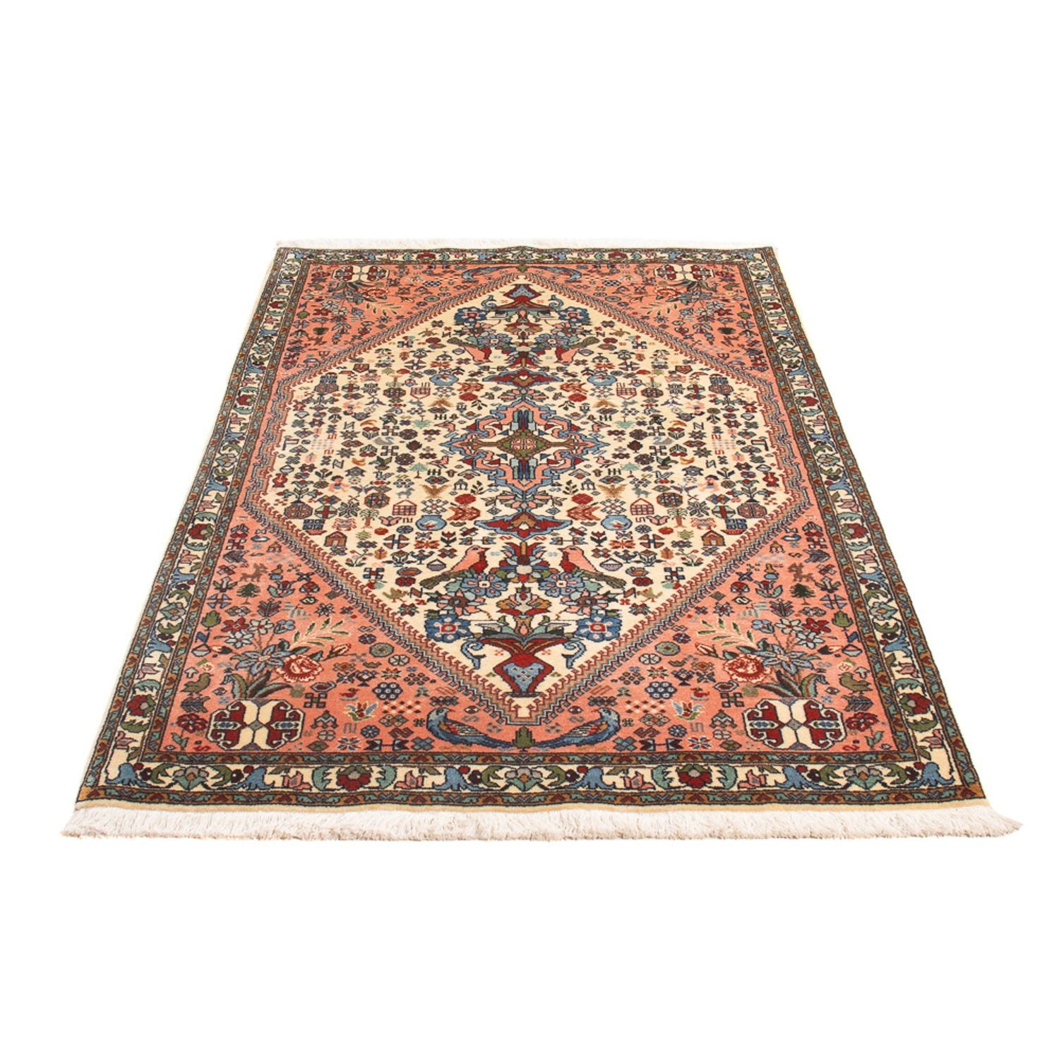 Alfombra persa - Nómada - 156 x 97 cm - crema