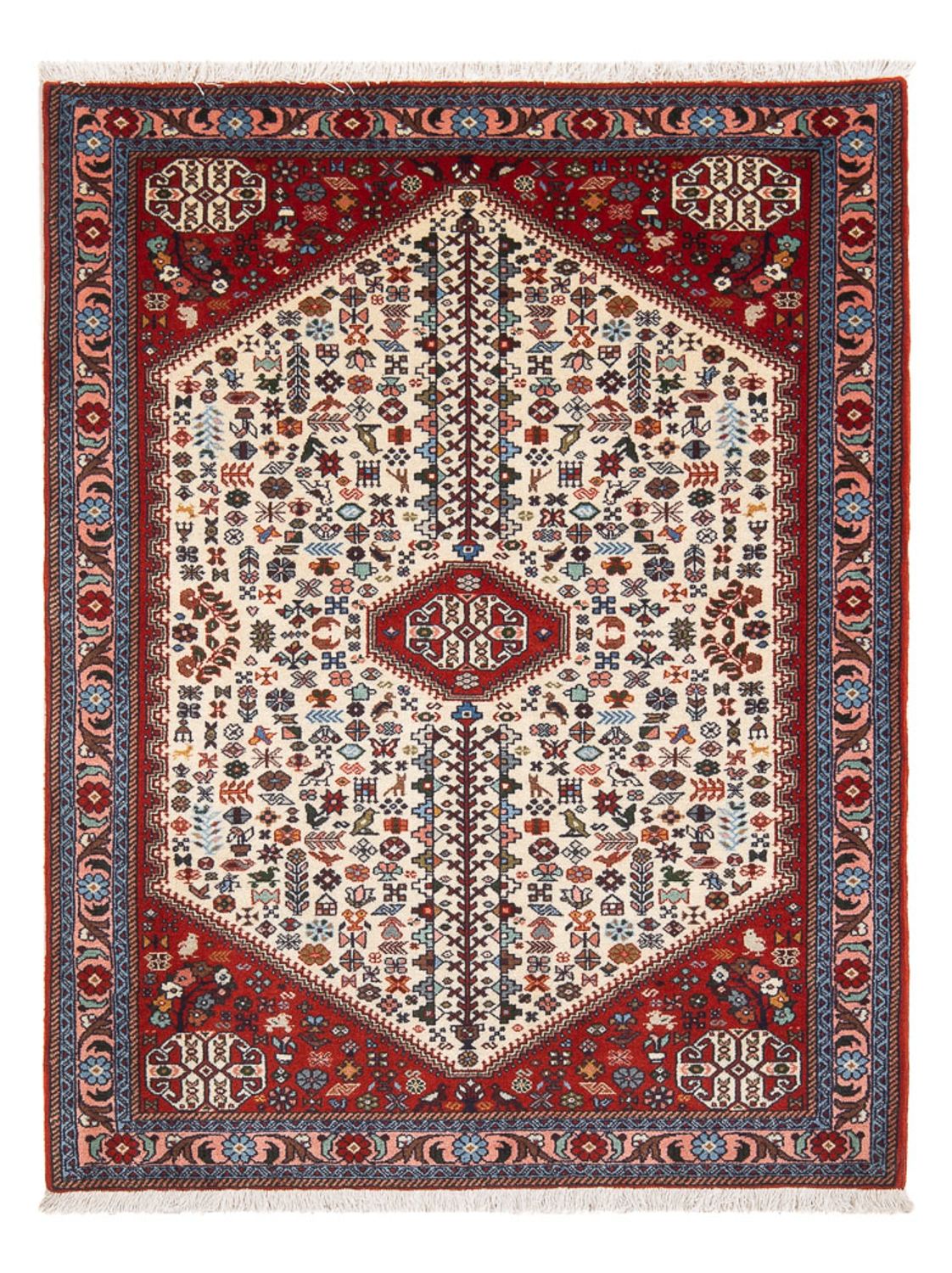Alfombra persa - Nómada - 143 x 104 cm - crema