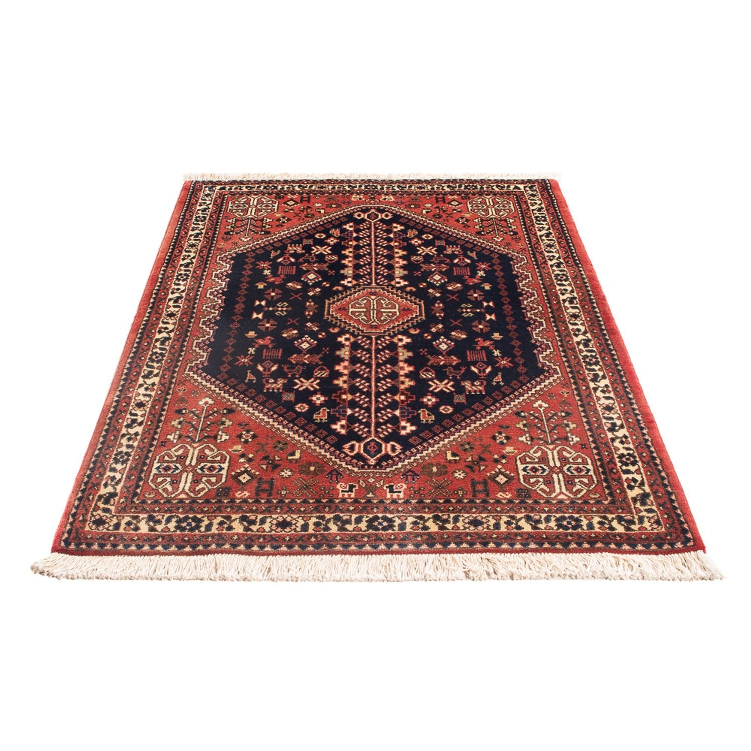 Alfombra persa - Nómada - 152 x 104 cm - azul oscuro