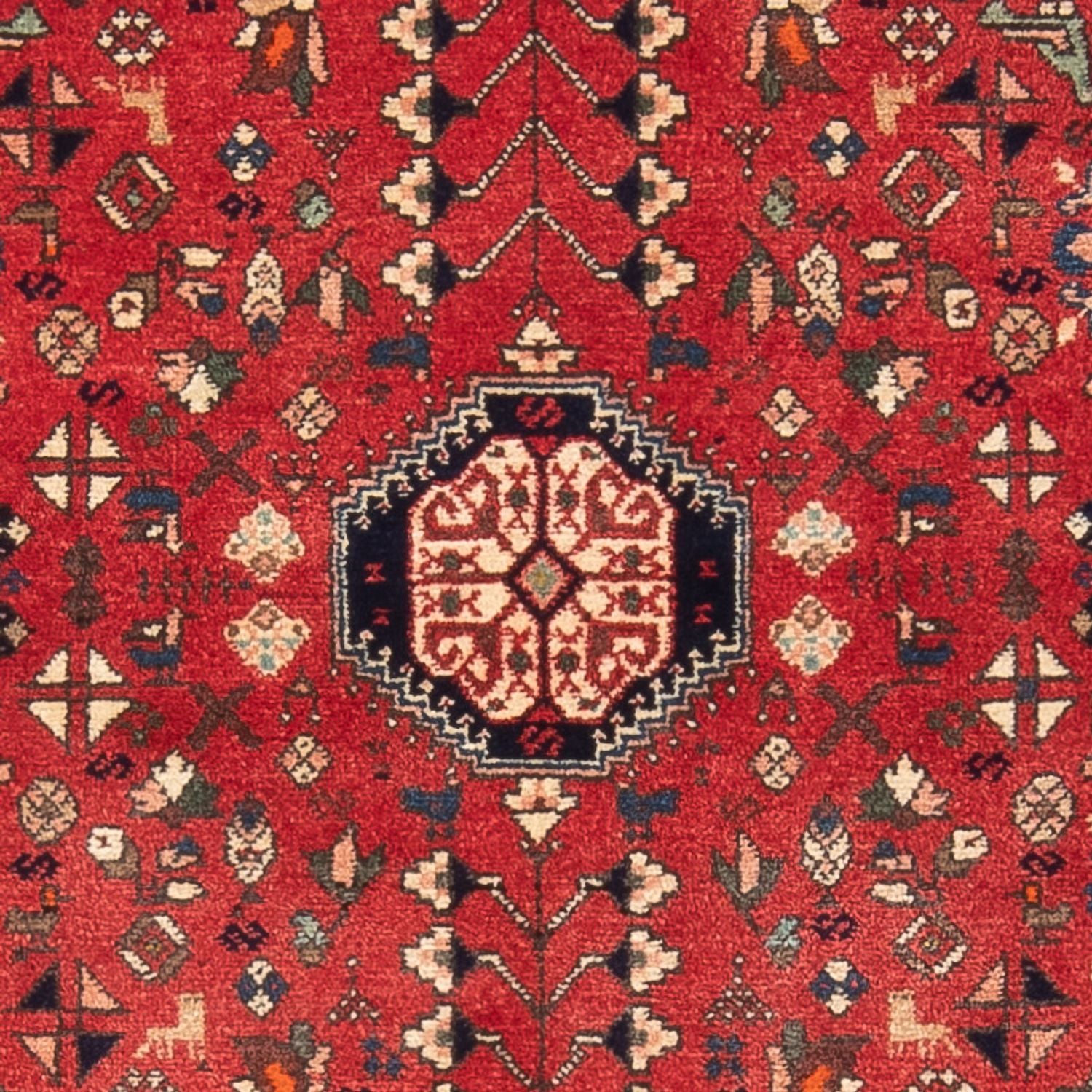 Alfombra persa - Nómada - 147 x 100 cm - rojo