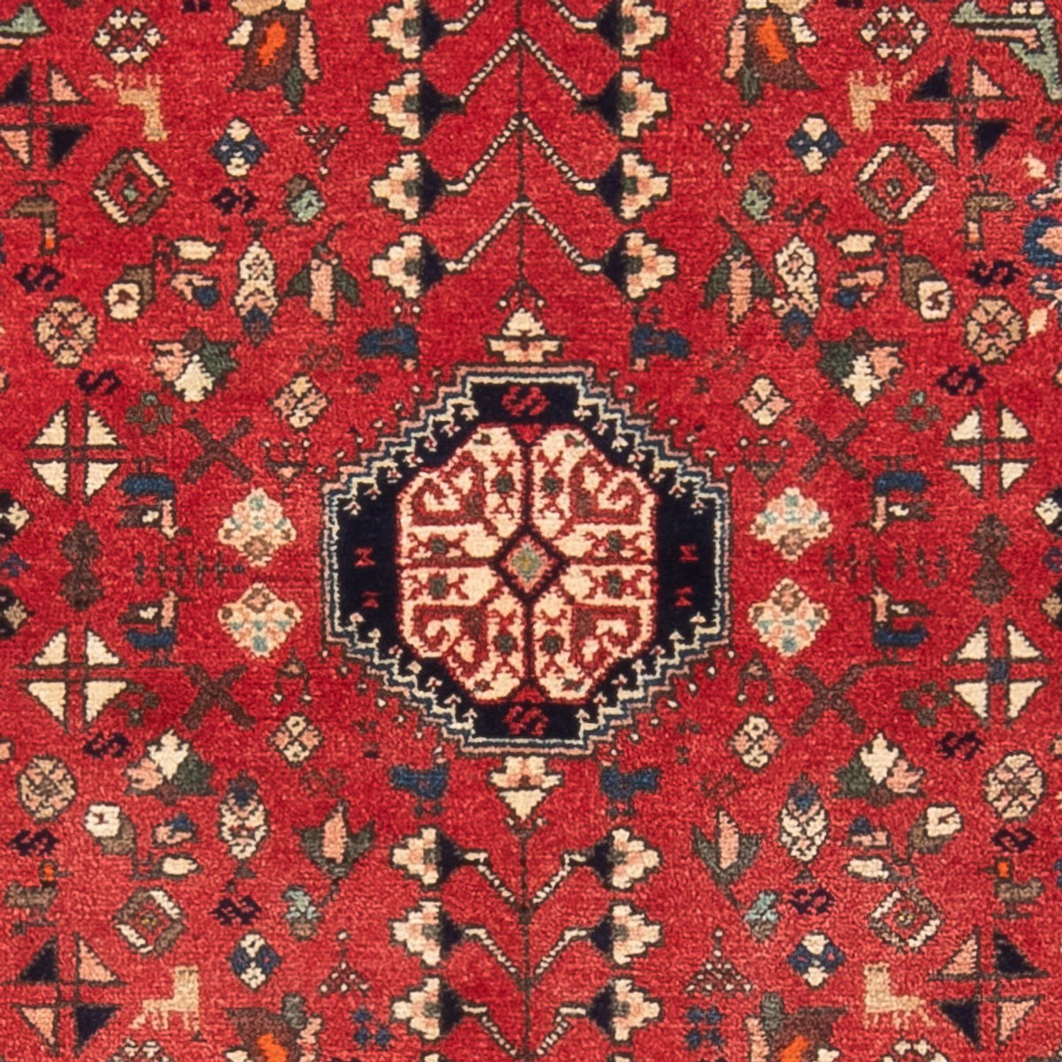 Alfombra persa - Nómada - 147 x 100 cm - rojo