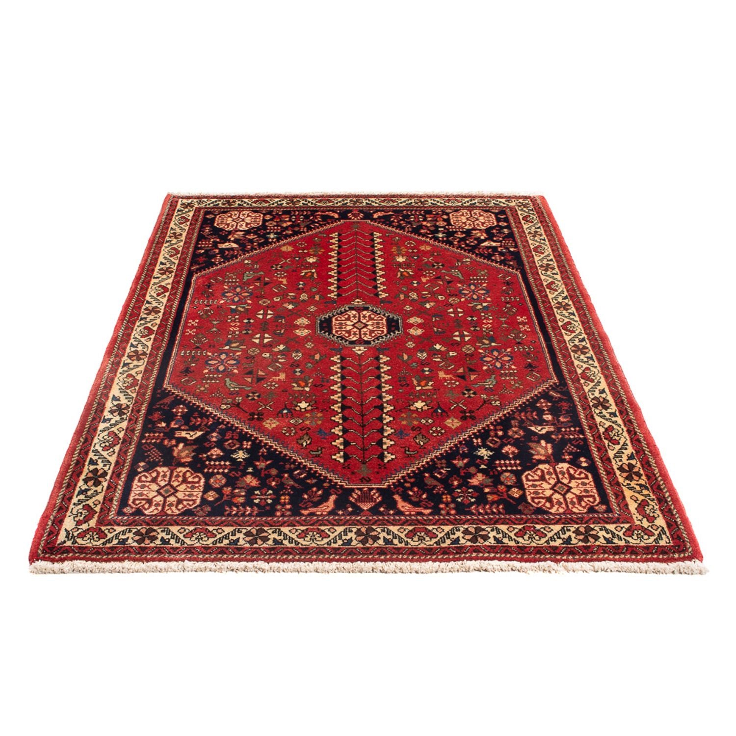Alfombra persa - Nómada - 147 x 100 cm - rojo
