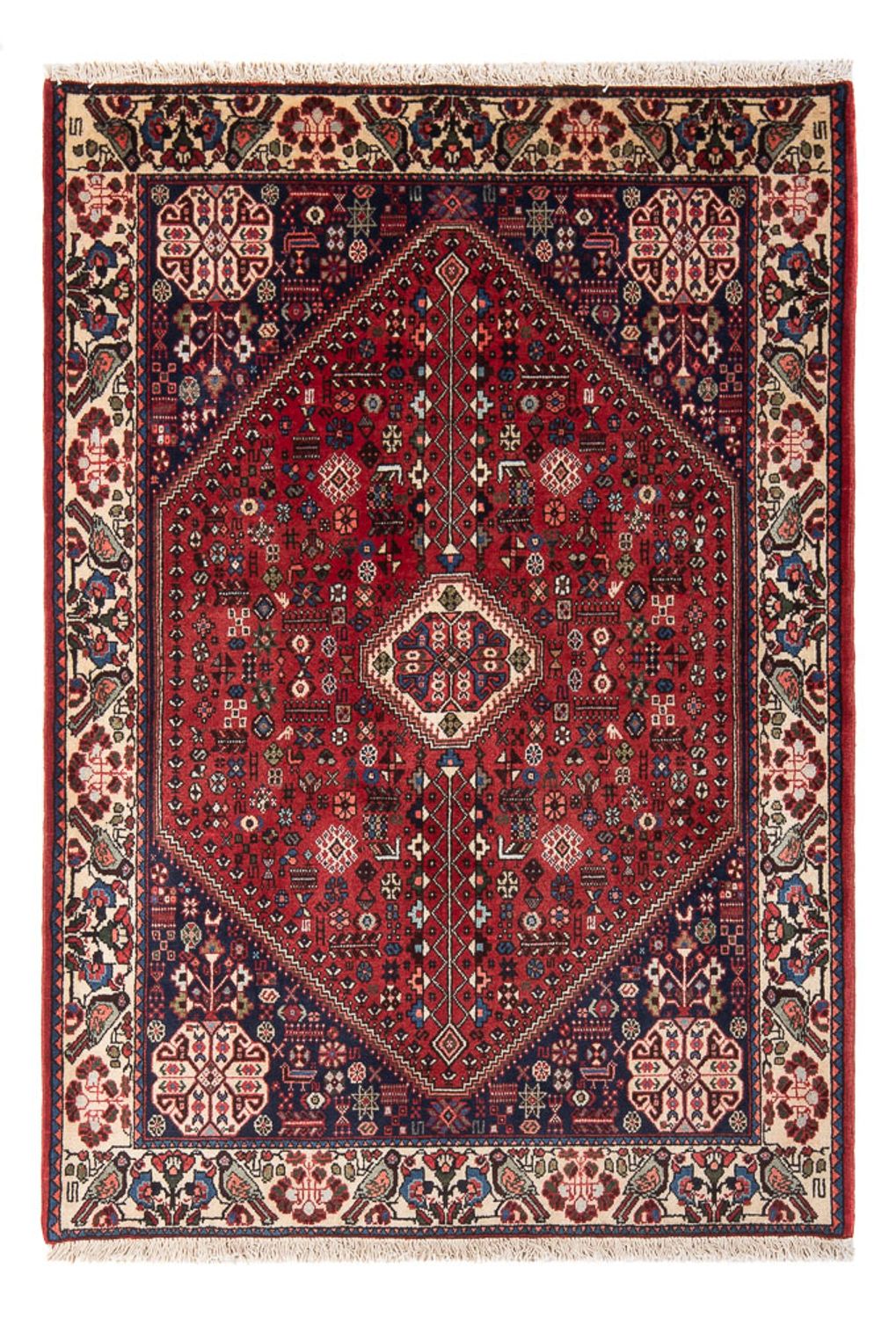 Alfombra persa - Nómada - 155 x 105 cm - rojo