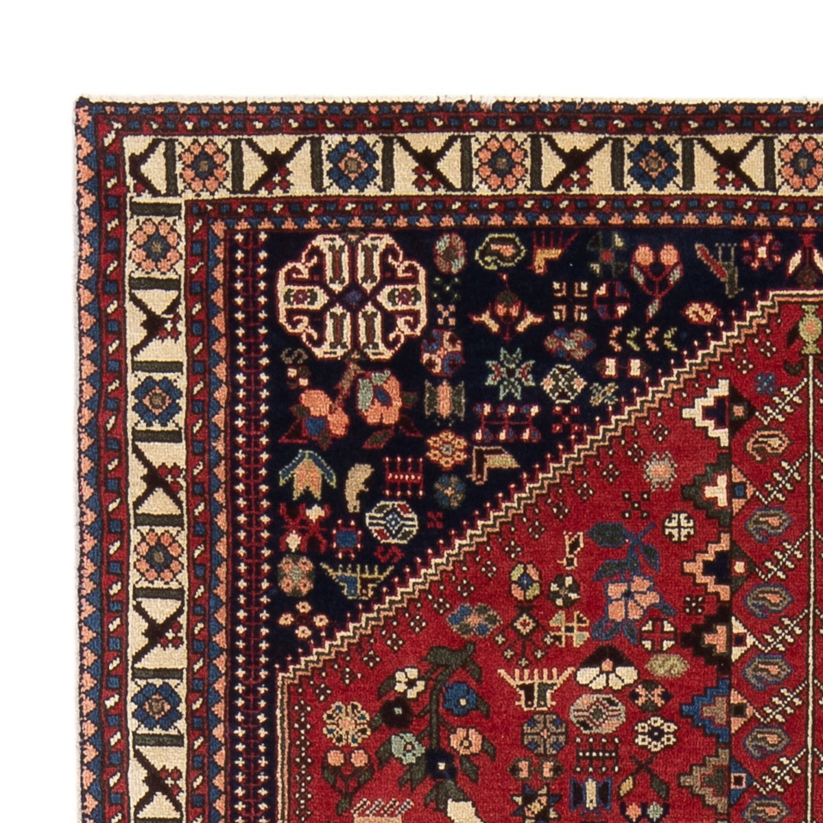 Alfombra persa - Nómada - 154 x 103 cm - rojo