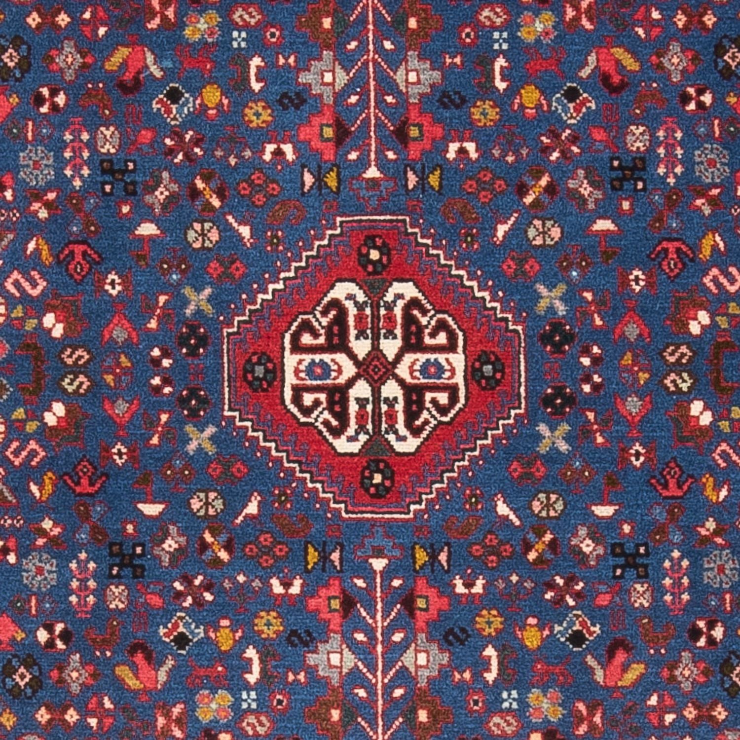 Alfombra persa - Nómada - 155 x 105 cm - azul