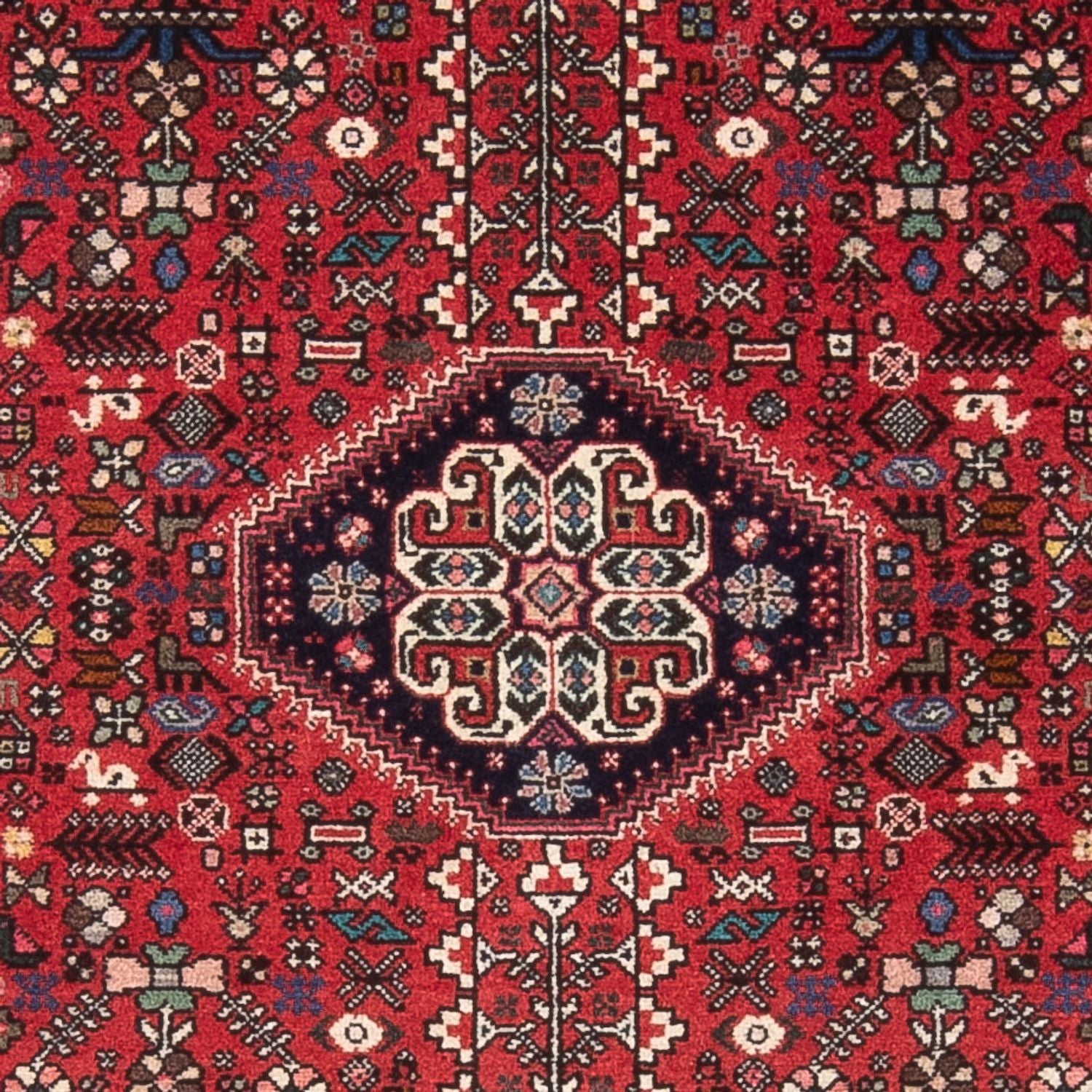 Alfombra persa - Nómada - 156 x 104 cm - rojo