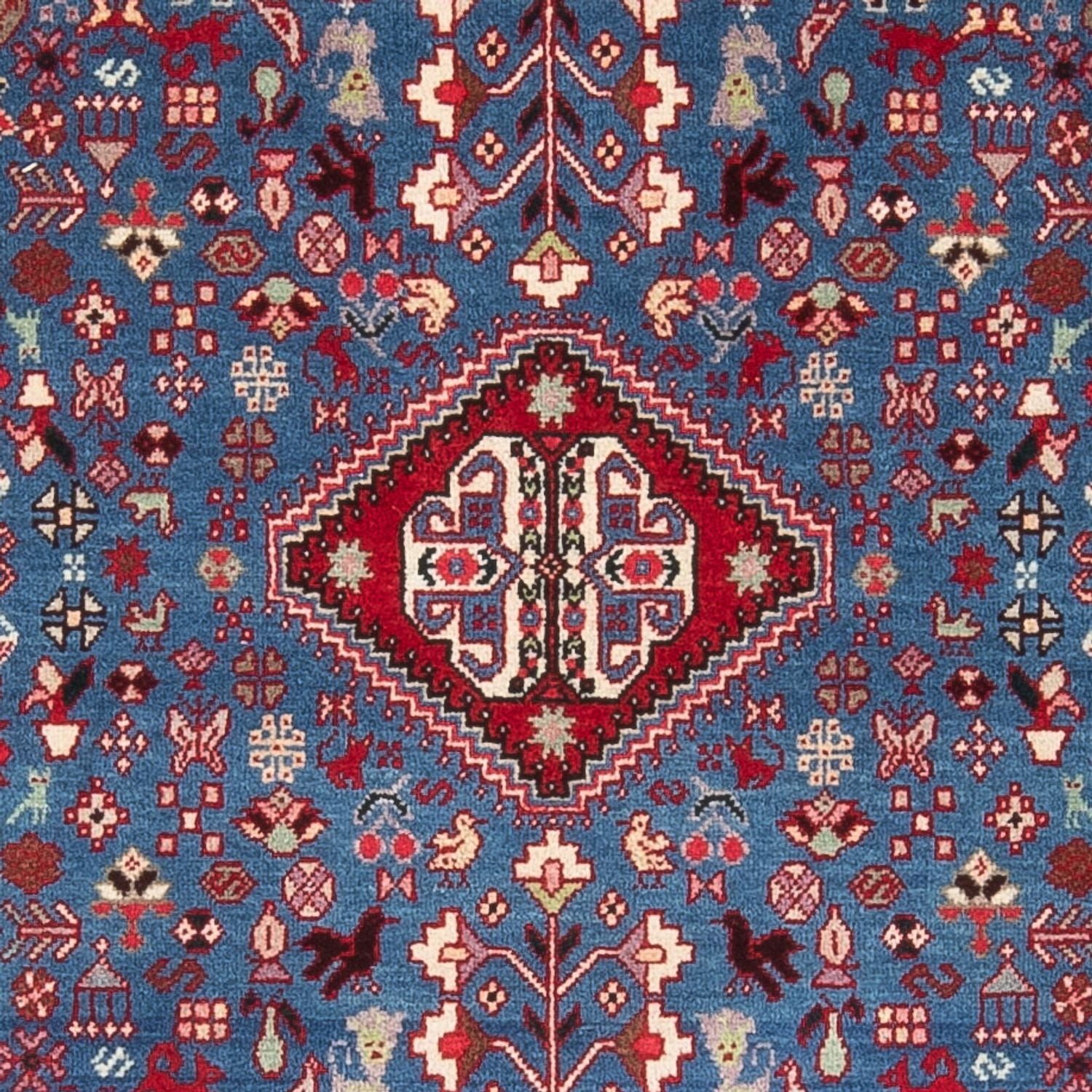 Alfombra persa - Nómada - 156 x 100 cm - azul