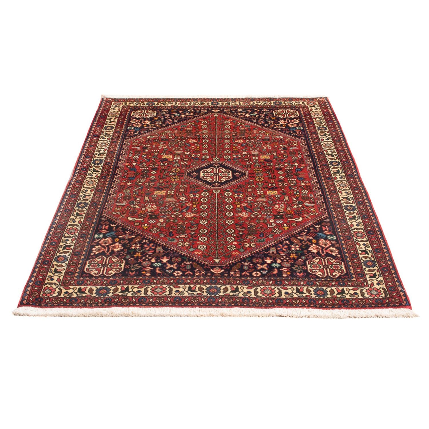 Alfombra persa - Nómada - 147 x 106 cm - rojo