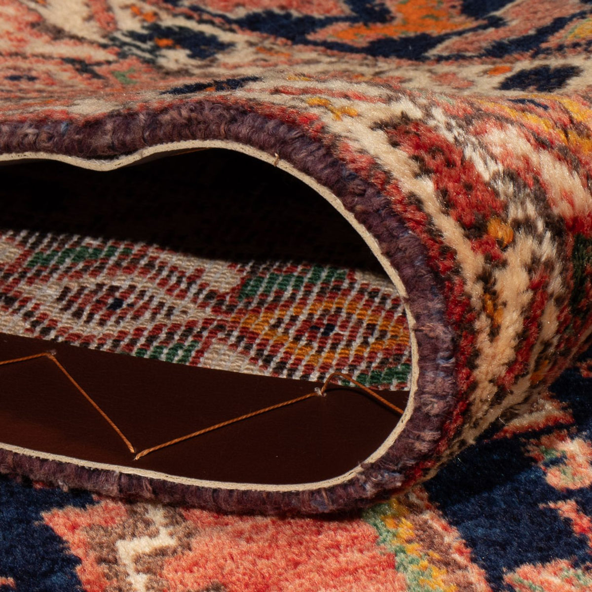 Alfombra persa - Nómada - 167 x 133 cm - rojo