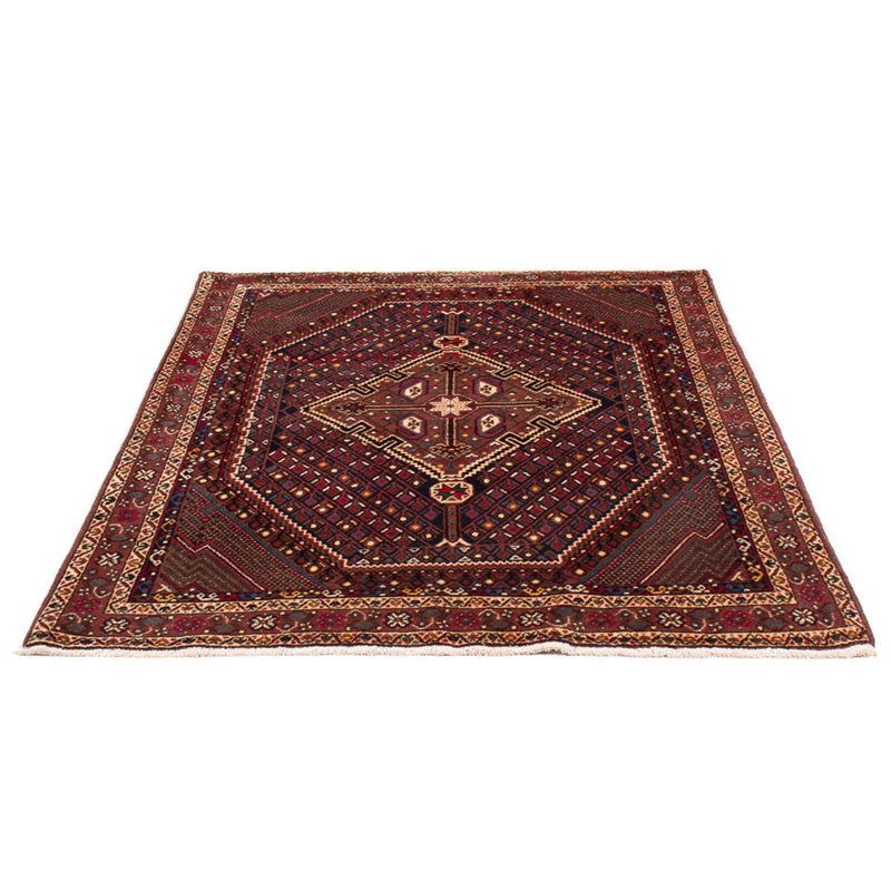 Alfombra persa - Nómada - 170 x 128 cm - azul oscuro