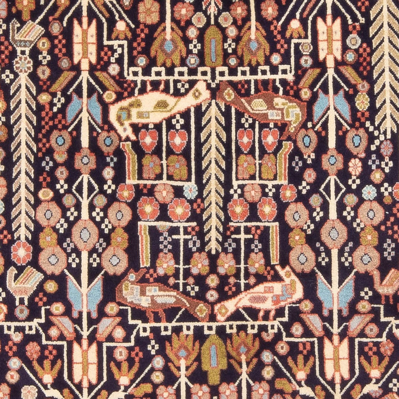 Alfombra persa - Nómada - 200 x 154 cm - azul oscuro