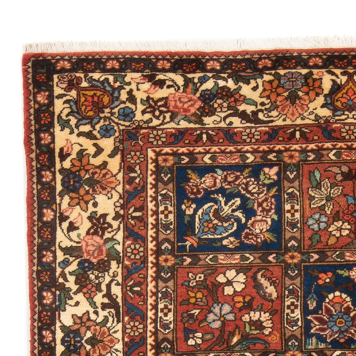 Alfombra persa - Nómada - 196 x 140 cm - multicolor