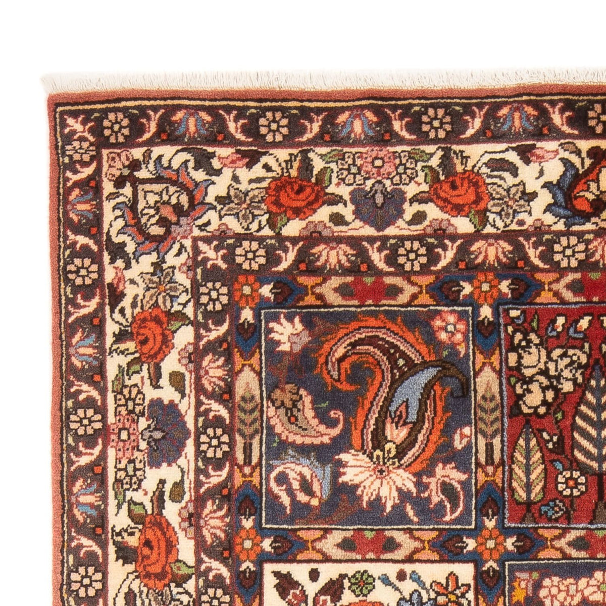 Alfombra persa - Nómada - 200 x 130 cm - multicolor