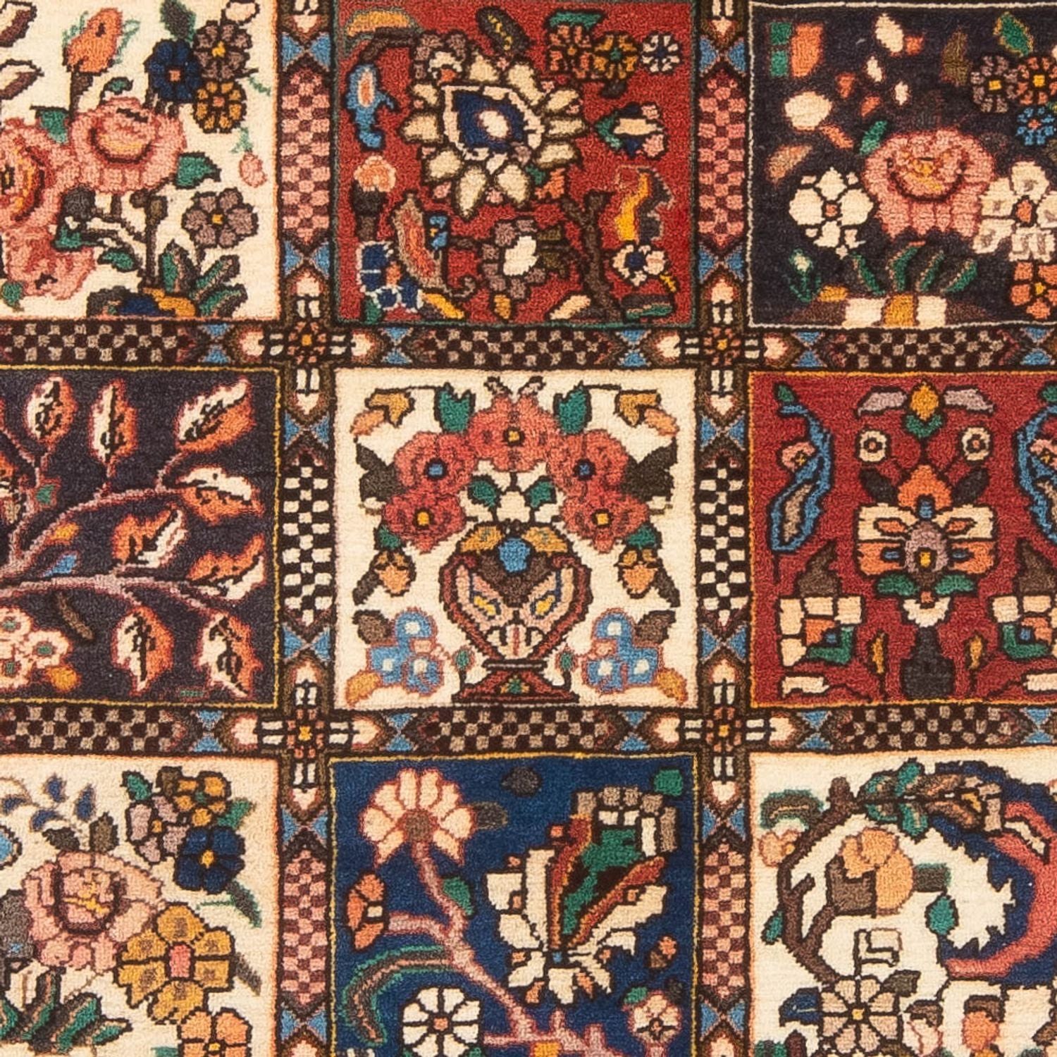Alfombra persa - Nómada - 188 x 133 cm - multicolor