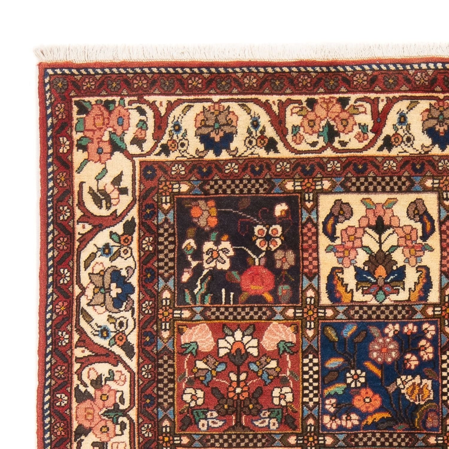 Alfombra persa - Nómada - 188 x 133 cm - multicolor