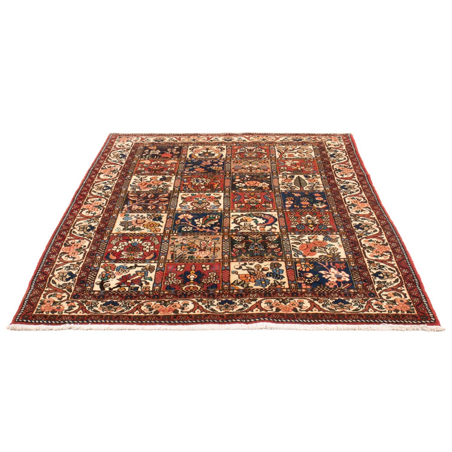 Alfombra persa - Nómada - 188 x 133 cm - multicolor