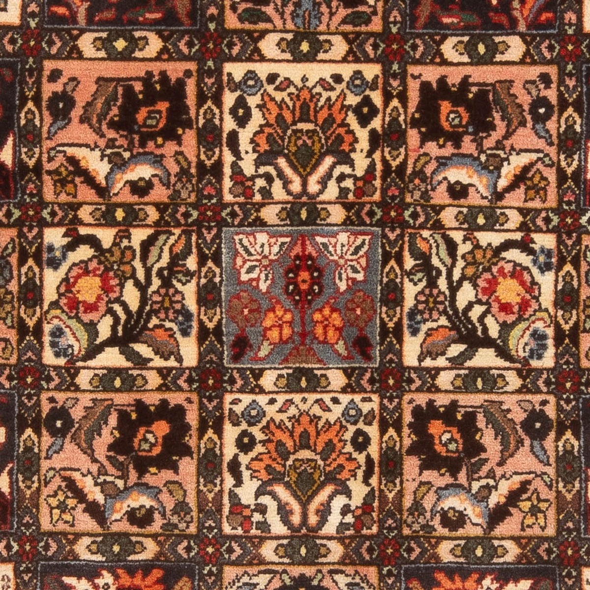 Alfombra persa - Nómada - 210 x 140 cm - multicolor