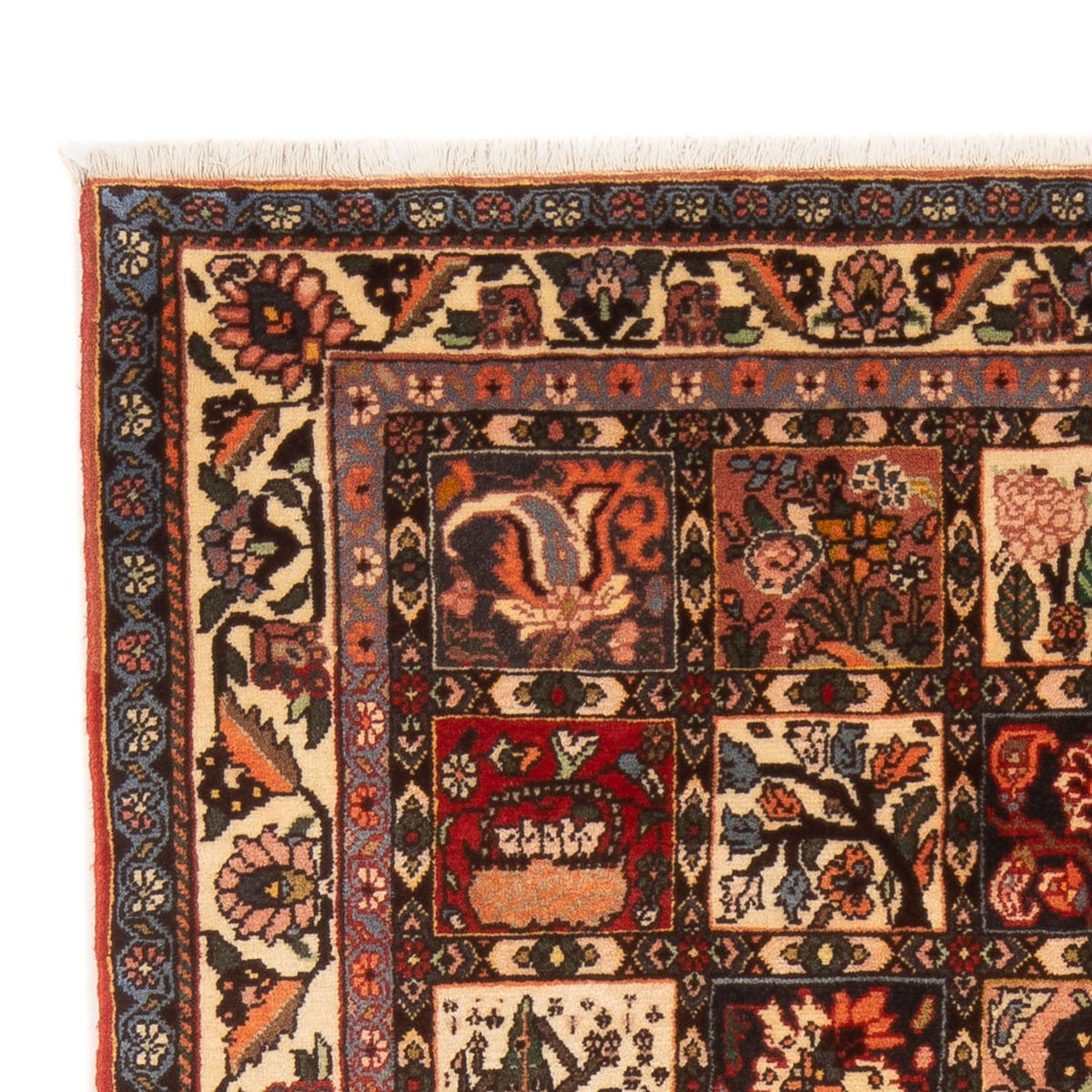 Alfombra persa - Nómada - 210 x 140 cm - multicolor