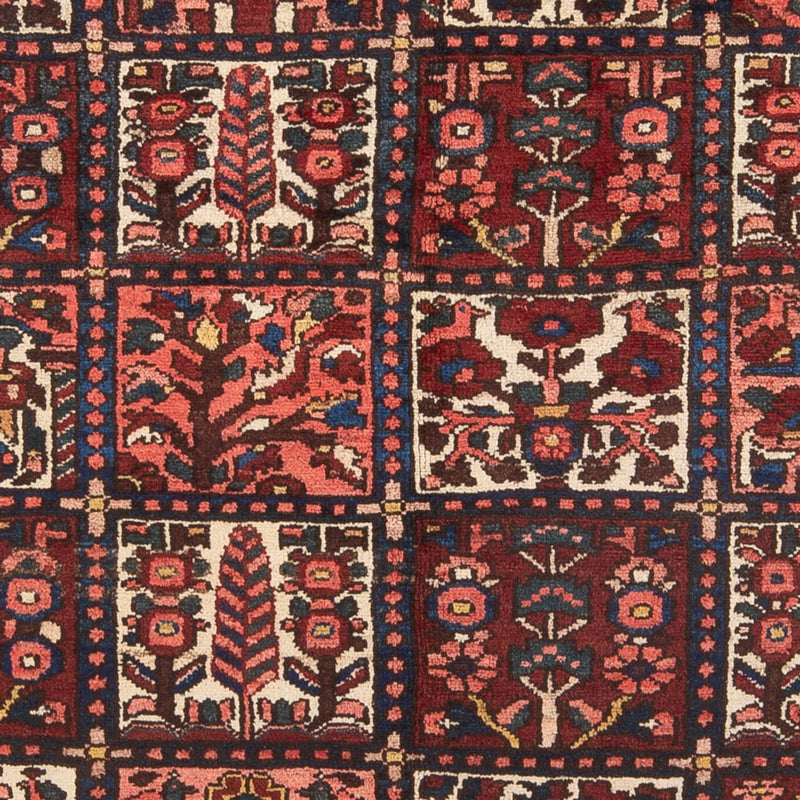 Alfombra persa - Nómada - 202 x 157 cm - multicolor