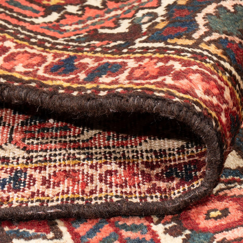 Alfombra persa - Nómada - 202 x 157 cm - multicolor