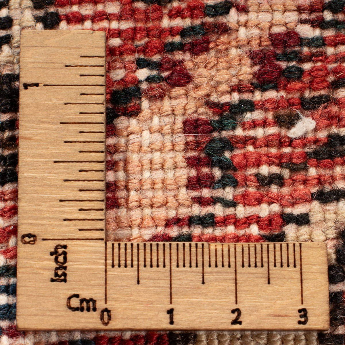 Alfombra persa - Nómada - 202 x 157 cm - multicolor