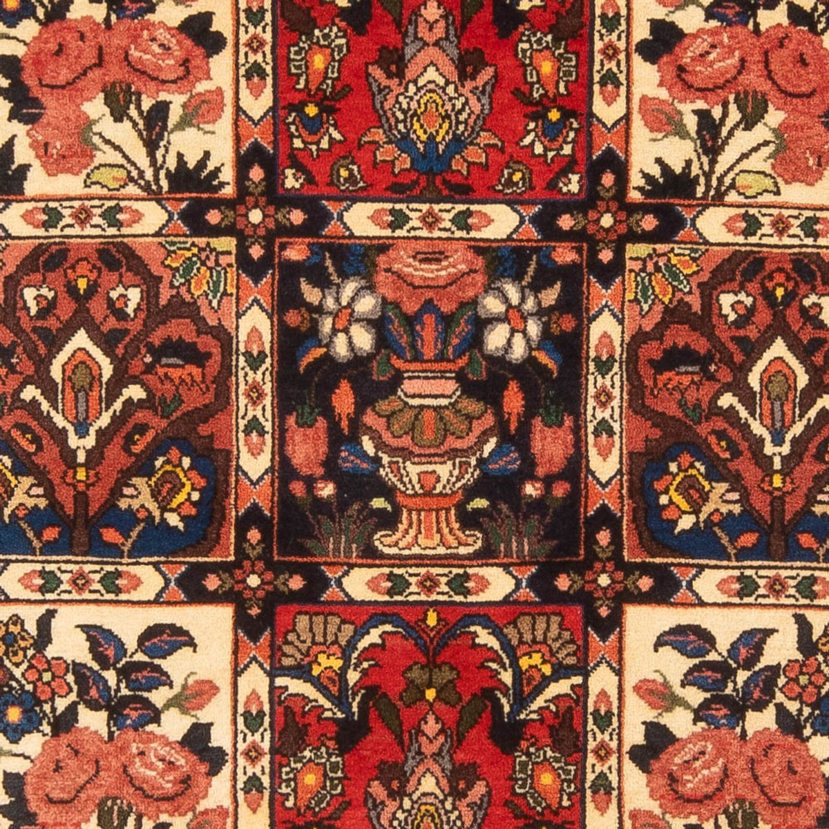 Alfombra persa - Nómada - 195 x 133 cm - multicolor