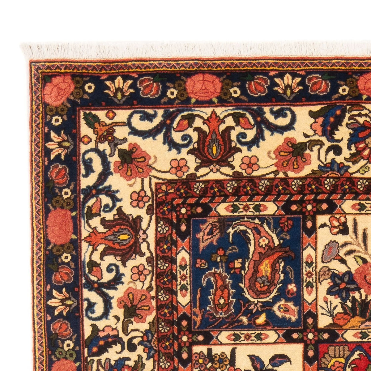 Alfombra persa - Nómada - 195 x 133 cm - multicolor