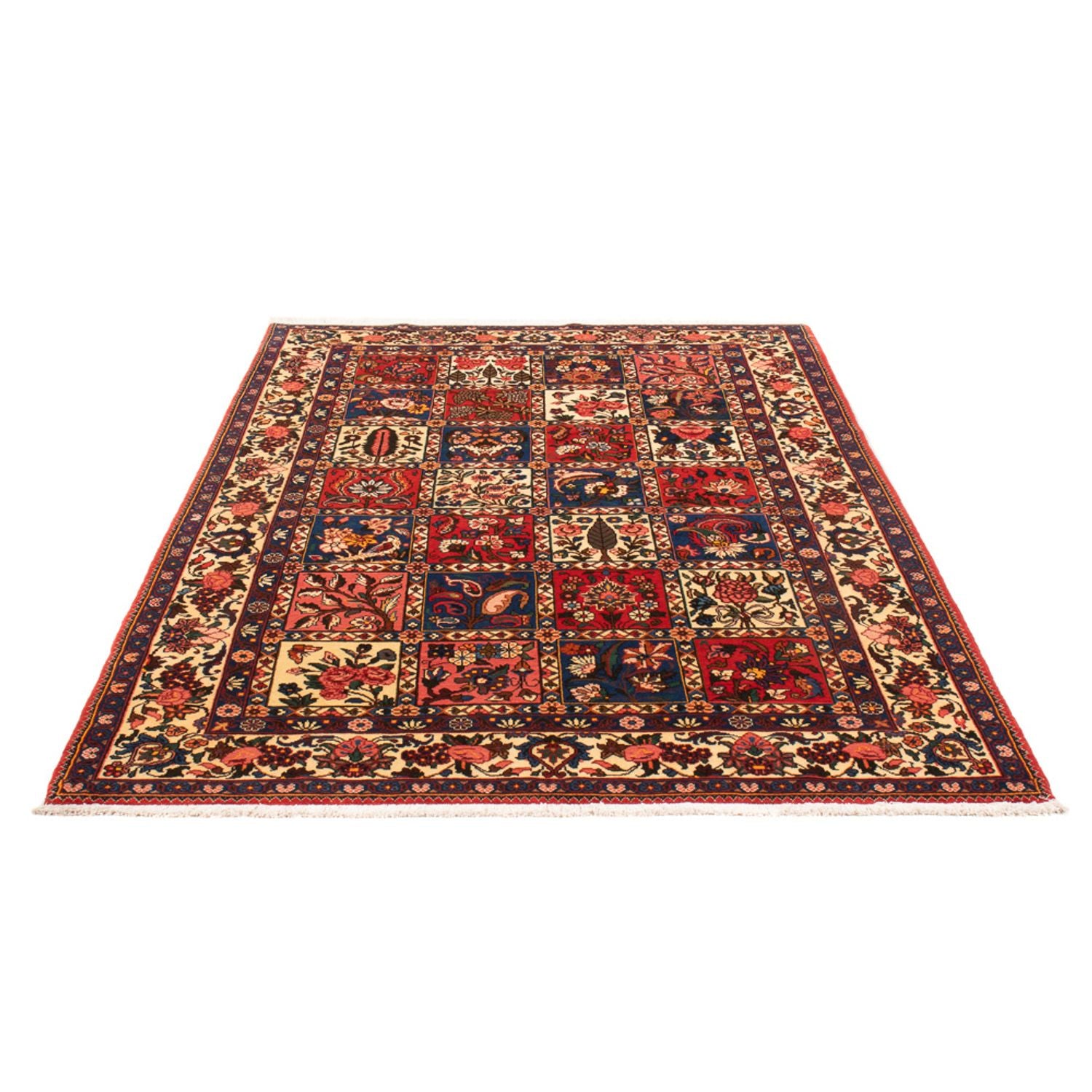 Alfombra persa - Nómada - 205 x 138 cm - multicolor