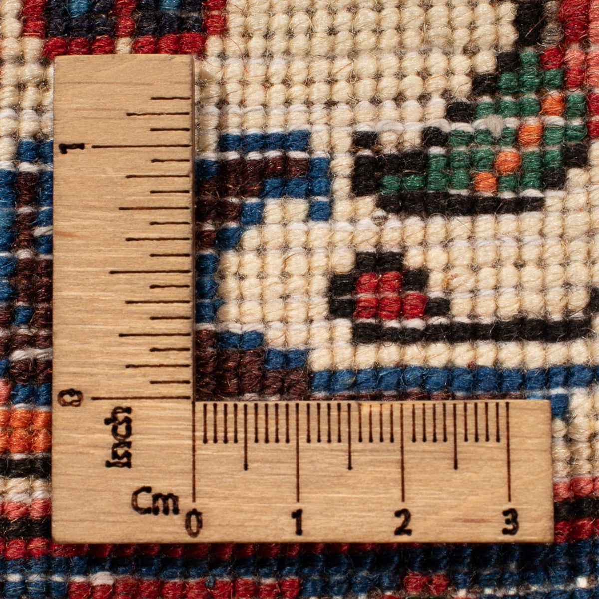 Alfombra persa - Nómada - 205 x 138 cm - multicolor