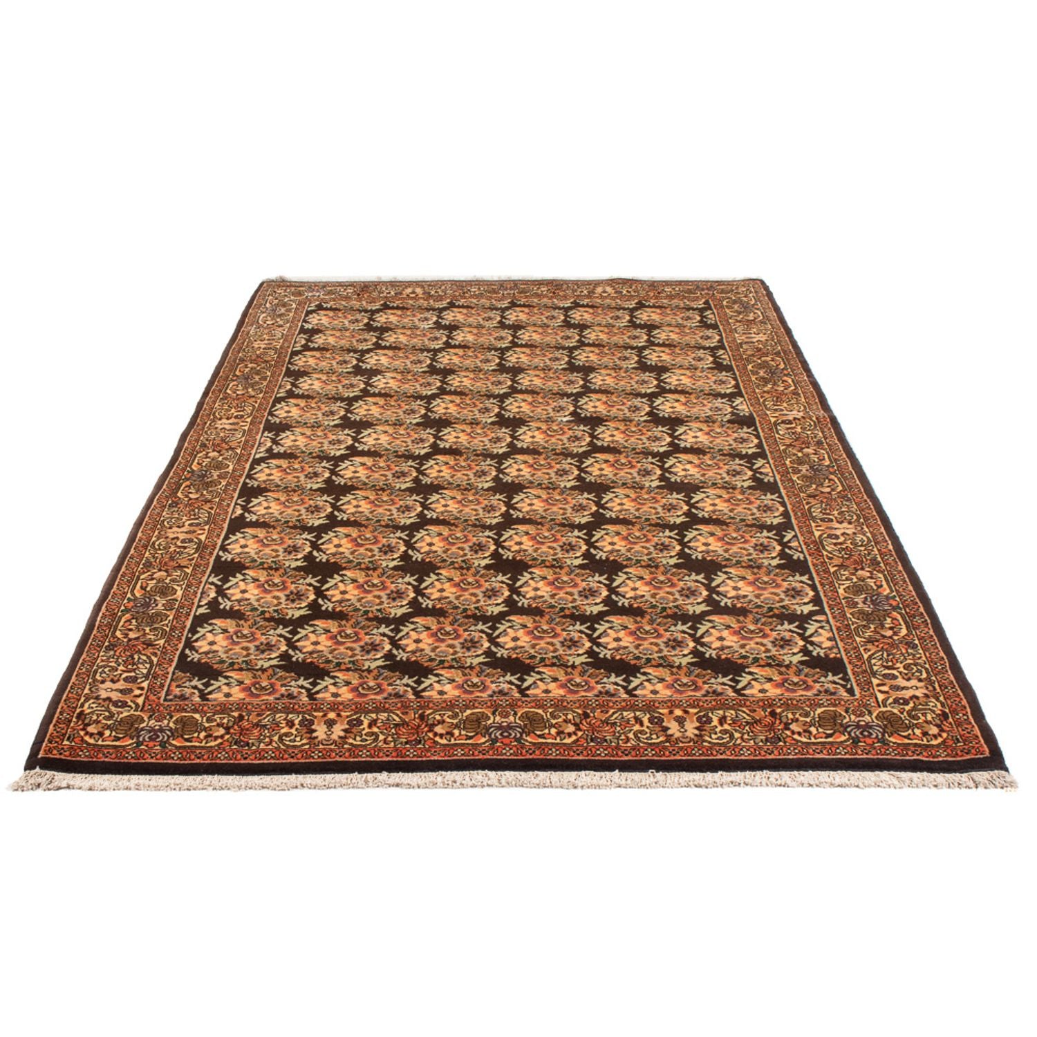 Alfombra de pasillo Alfombra persa - Bidjar - 222 x 128 cm - azul oscuro