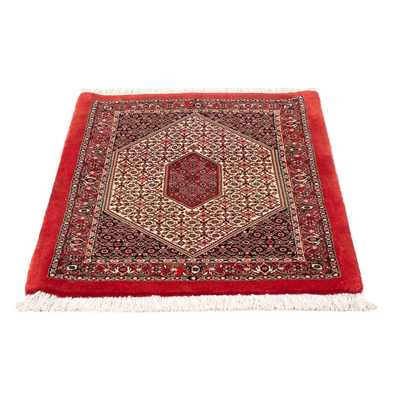 Alfombra persa - Bidjar - 90 x 77 cm - crema