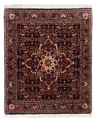 Alfombra persa - Bidjar - 71 x 46 cm - azul oscuro