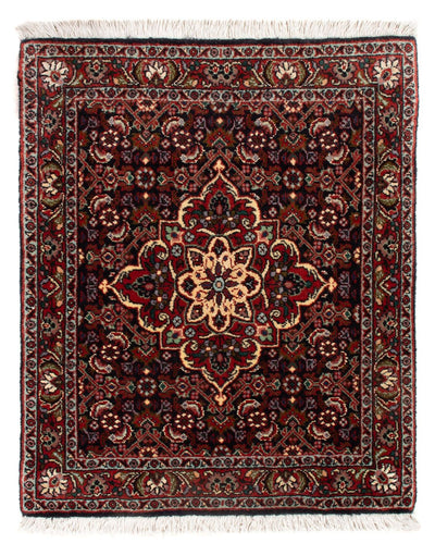 Bidjar - Takab Alfombra 46x71cm - Alfombra persa - azul oscuro