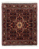 Bidjar - Takab Alfombra 46x71cm - Alfombra persa - azul oscuro