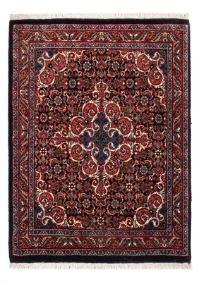 Alfombra persa - Bidjar - 73 x 53 cm - azul oscuro