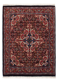 Alfombra persa - Bidjar - 73 x 53 cm - azul oscuro